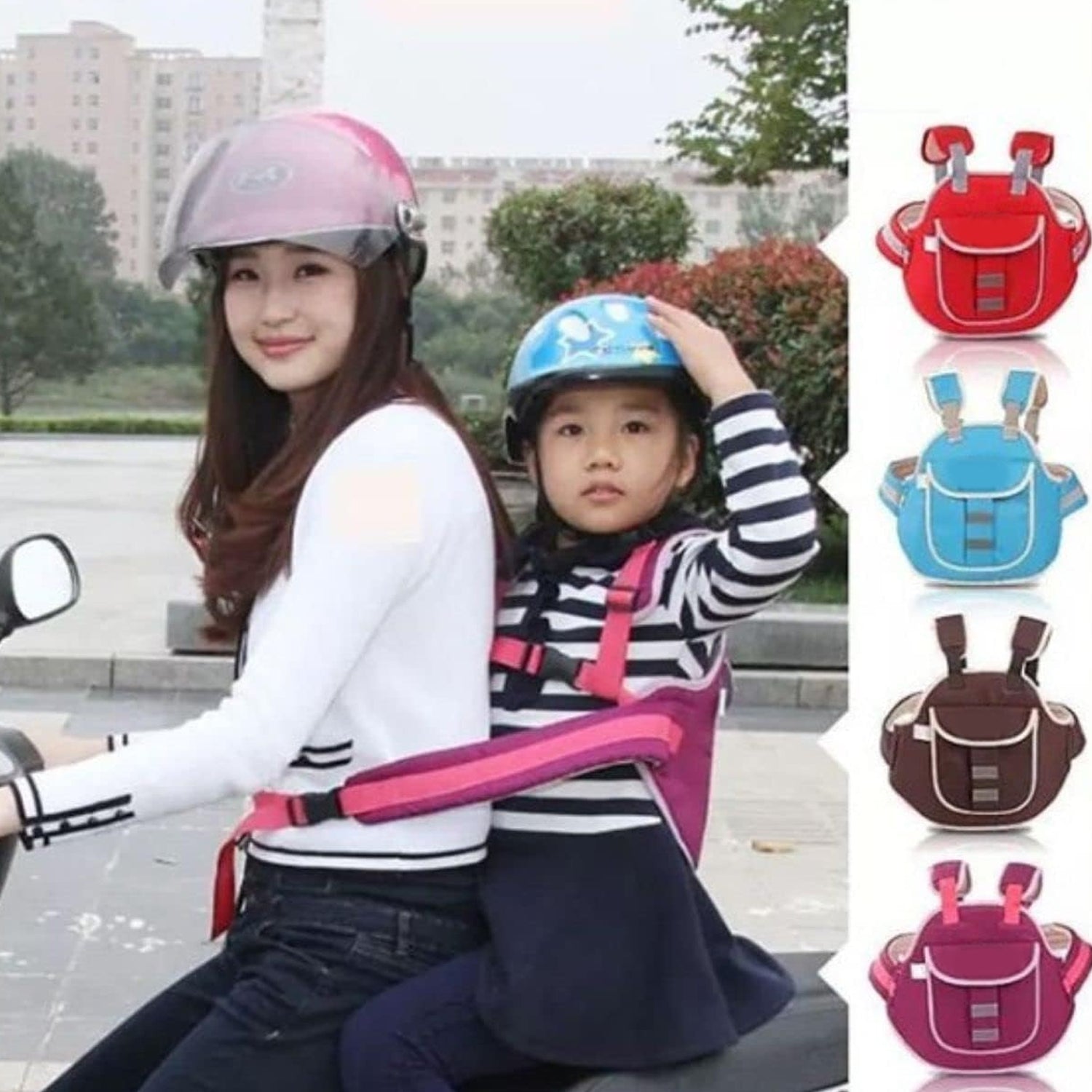Baby Safety Belt For Kinds Carrier, Children Motorcycle Safety Harness - Child Ride Strap - Kids Vehicle Adjustable Safety Harness Strap for Two Wheeler Bike Horseback Riding Travel (1 Pc) Baby Safety Belt For Kinds Carrier, Children Motorcycle Safety Harness - Child Ride Strap - Kids Vehicle Adjustable Safety Harness Strap for Two Wheeler Bike Horseback Riding Travel (1 Pc)